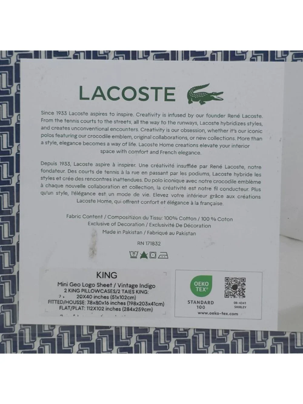 Lacoste soft breathable